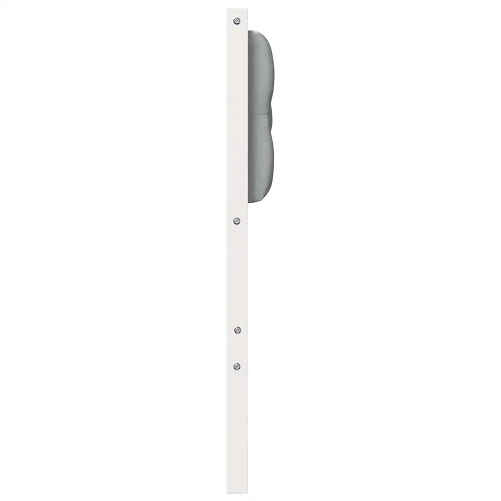 Testiera Bianco e grigio chiaro 200 cm Legno di pino massello 878993