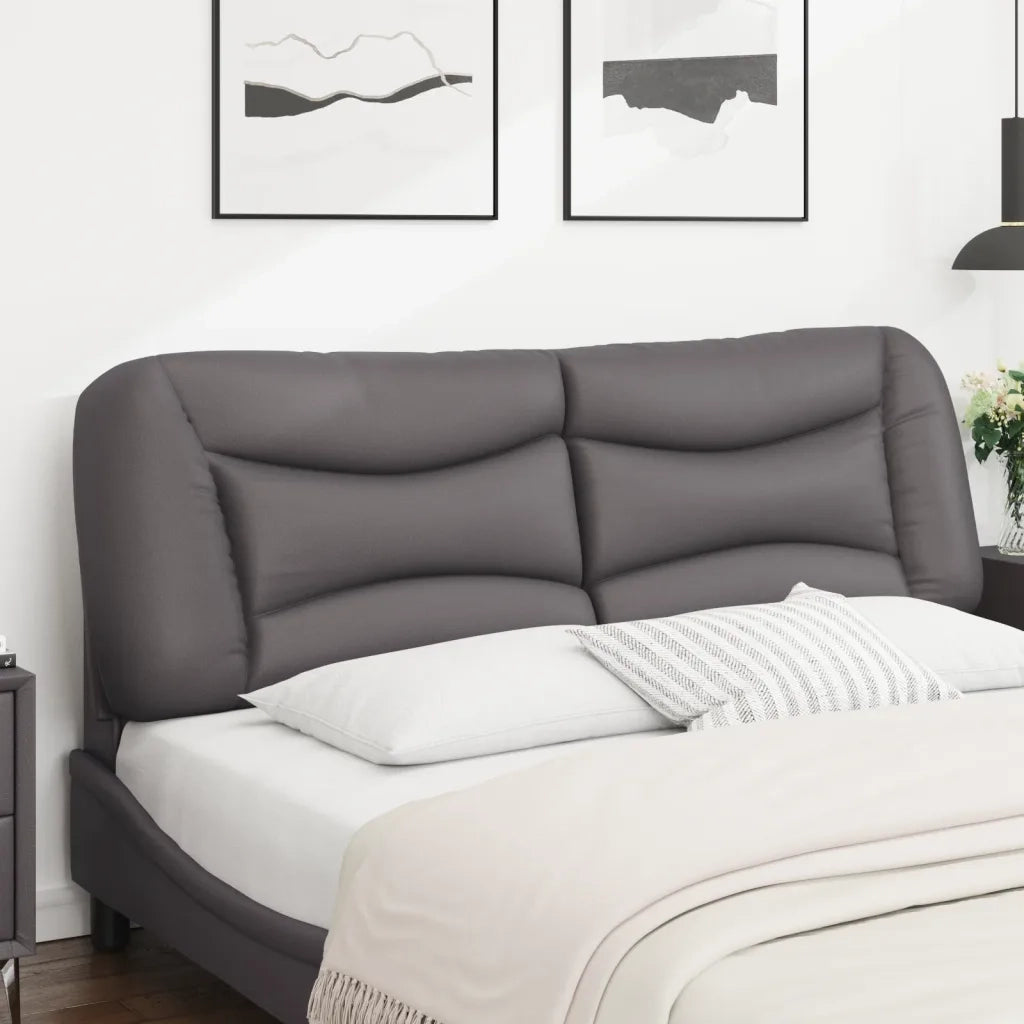 Cuscino Testiera Hvar Grigio 160 cm in Similpelle CFW3946363