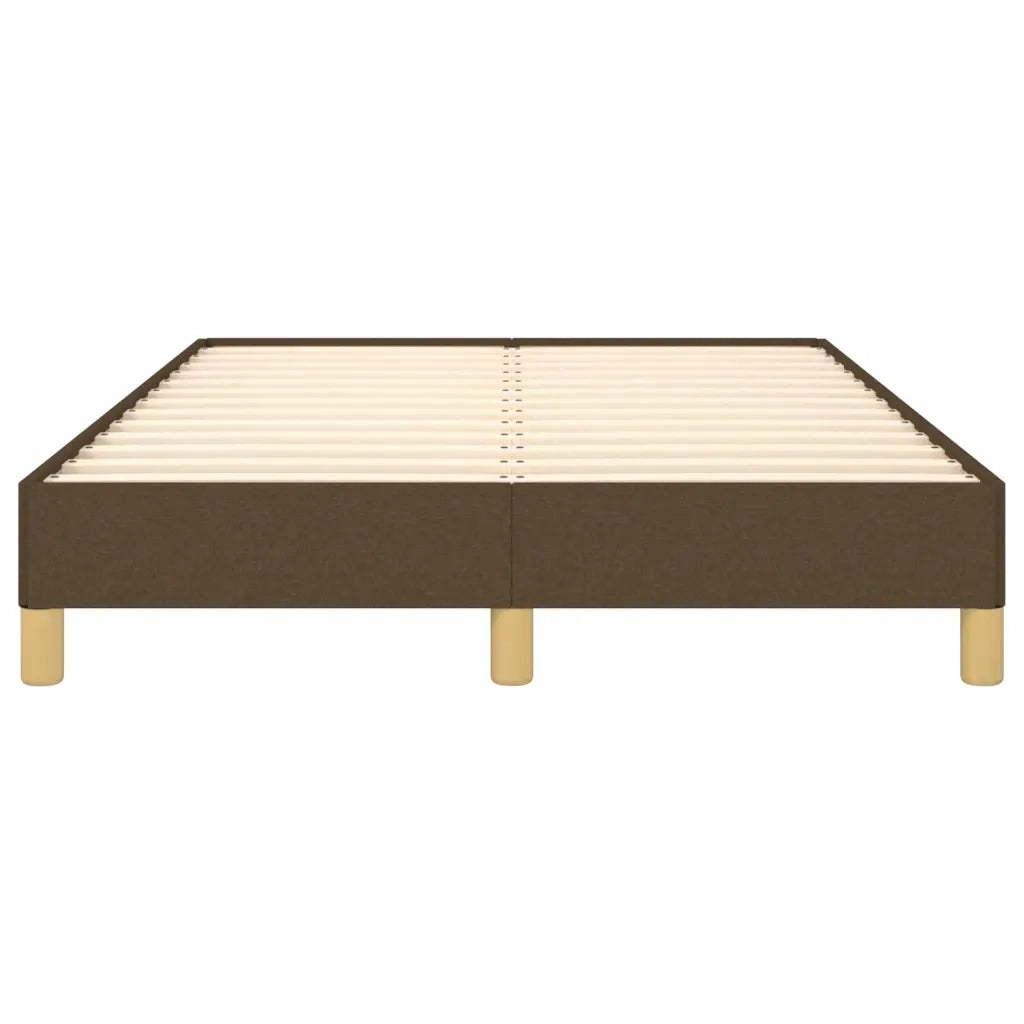 Giroletto senza Materasso Marrone Scuro 80x200 cm in Tessuto 3269615