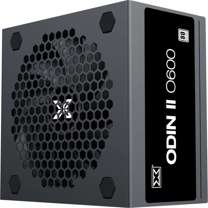Alimentatore PC - XIGMATEK - Odin II O600 - 600W - 80Plus - Non modulare - Ventola da 120mm - Nero