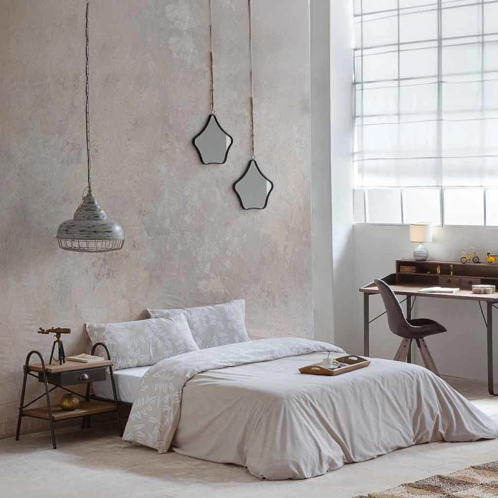 Plafoniera in metallo grigio 44x44x43h
