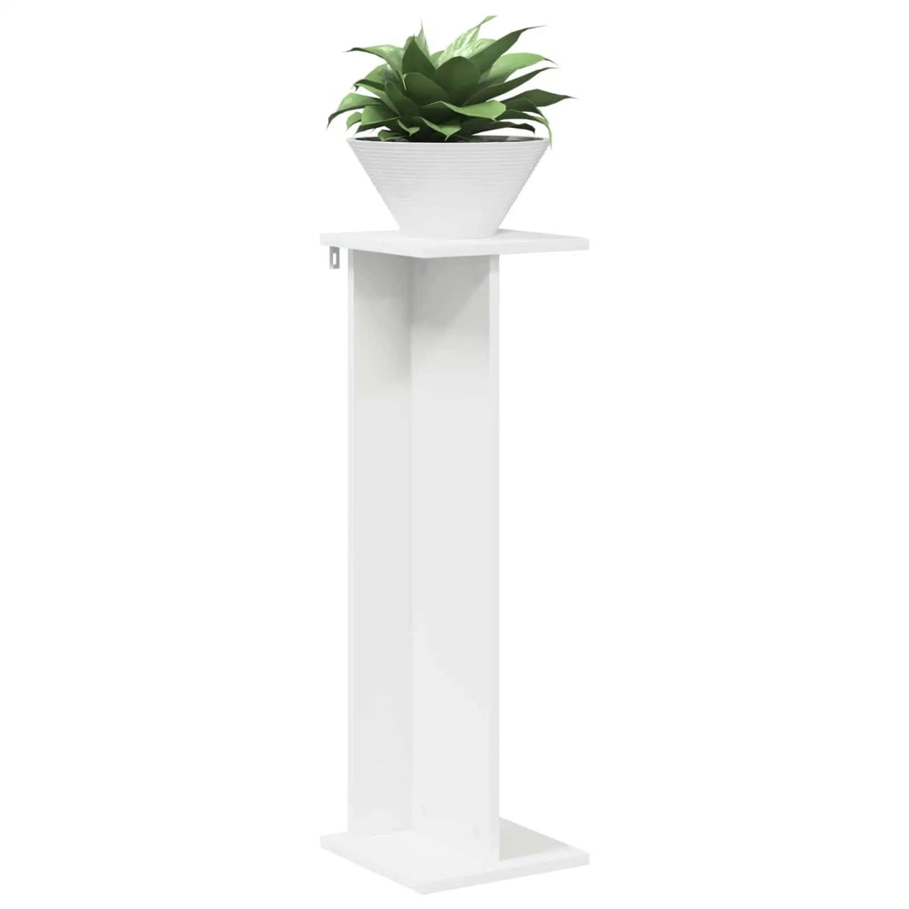 Supporto per piante 2 pcs Bianco 25 x 25,5 x 80,5 cm 899643