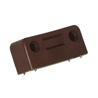 Giunzioni d'assemblaggio per armadi - 50 x 21 mm. - marrone - 2 pz.