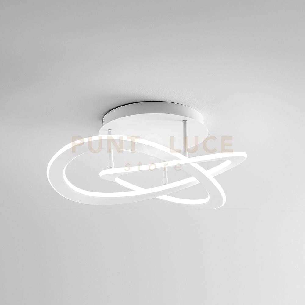 YARA P/G- PLAFONIERA LED 4000K 2400LM 50W  DIMMERABILE 70CM SILICONE E ALLUMINIO