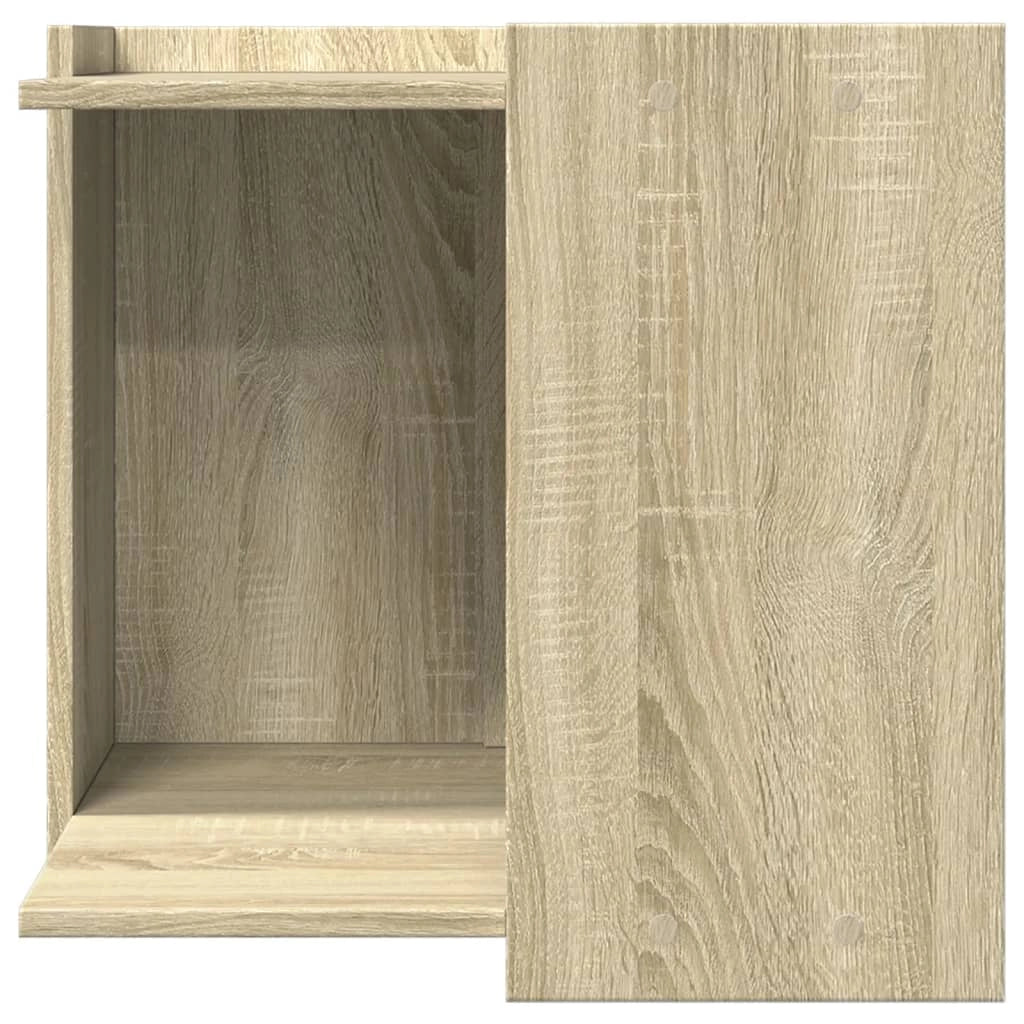 Mobiletto per lettiera per gatti in legno ingegnerizzato Sonoma marrone 02_0043340