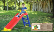 Scivolo per bambini starplast modello baby 2 cm.141x60x78h. per esterno rosso e blu arredo giardino