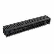 Canaletta Top Abs 13X100 H.7.5 Con Griglia Pp Nera Rinforzata B0
