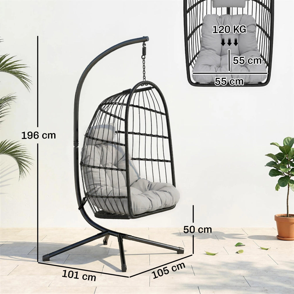 Sedia pieghevole in rattan con telaio cuscino cintura di sicurezza altezza regolabile