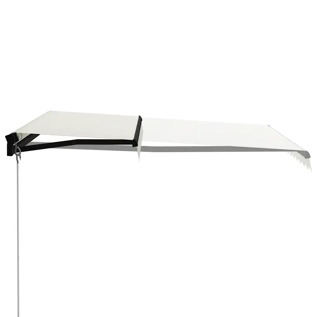 Tenda da Sole Retrattile Manuale-Tenda parasole per Patio 300x250 cm Crema