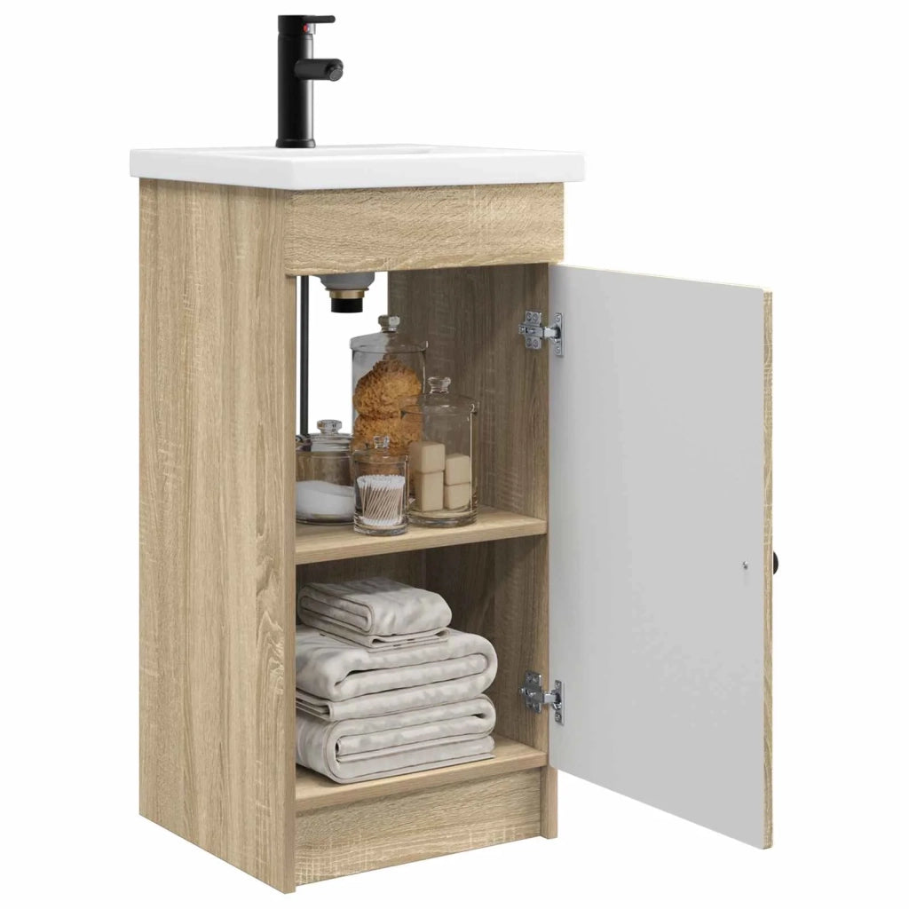 Mobile da bagno con lavabo Rovere Sonoma 42 x 40 x 84,5 cm