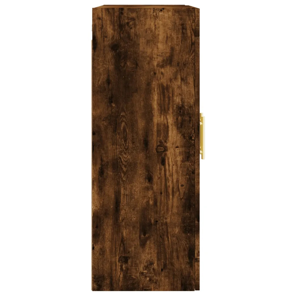 Mobile a Parete Rovere Fumo 69,5x34x90 cm 828473