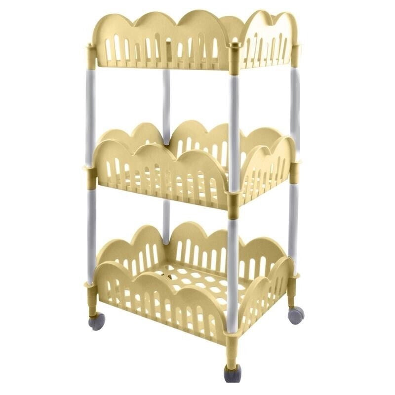 MAURY'S CARRELLO DOLLY GIALLO A 3 RIPIANI