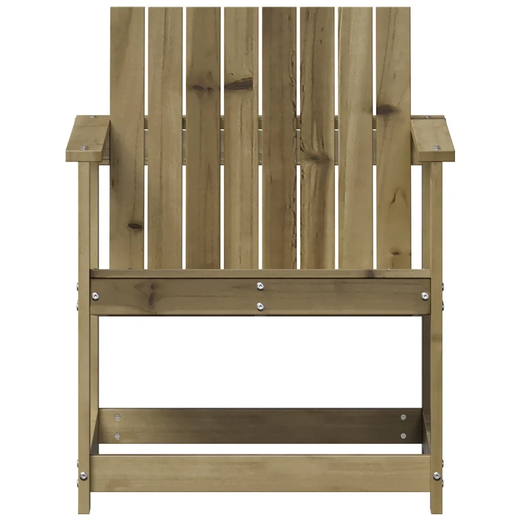 Sedia da Giardino 62x56x77 cm in Legno Impregnato di Pino 832629