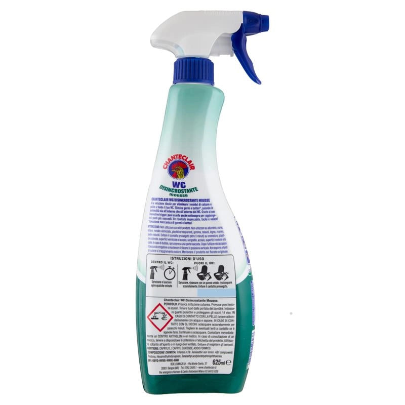 CHANTECLAIR WC MOUSSE BAGNO DISINCROSTANTE FORMATO DA 625ML