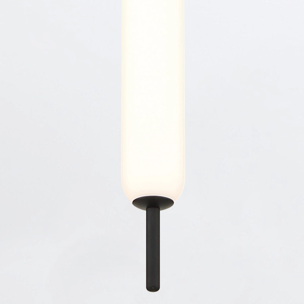 Lampada sospensione moderna nera ovale LED 10W Cumberland