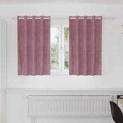 Tende oscuranti 2 pcs Rosa scuro 140 x 140 cm Velluto 4107238