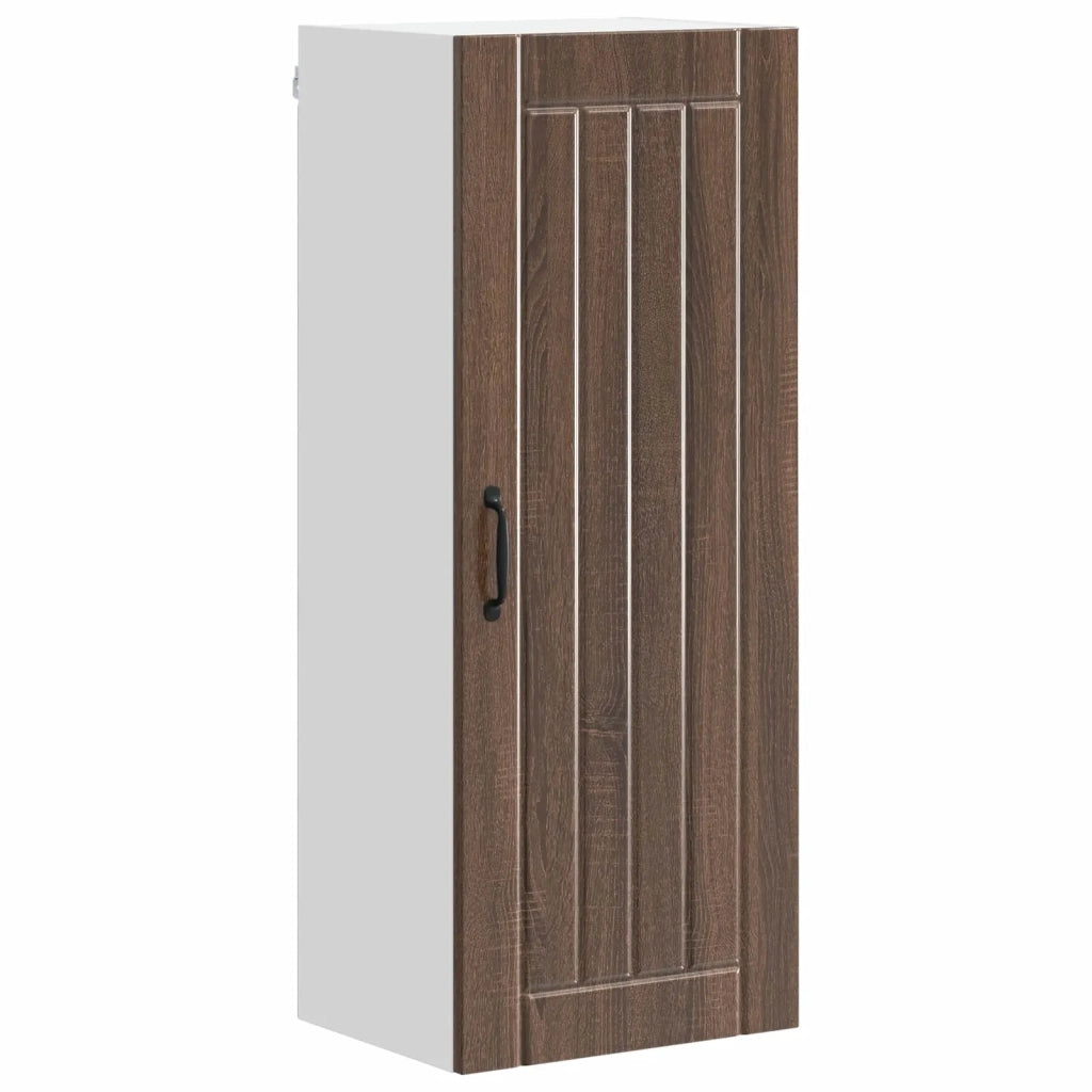 Armadietto a muro LUCCA Rovere Marrone 40 x 31 x 100 cm