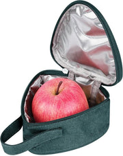 Borsa da snack, riutilizzabile, impermeabile, contenitore isolato per frutta, borsa per picnic compatta (verde, mini)