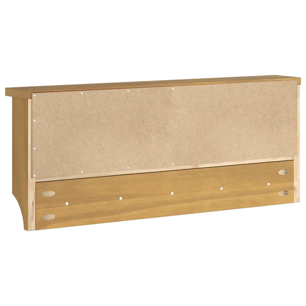 Appendiabiti da Parete SANDNES 87x12x35 cm in Legno di Pino CFW5011379