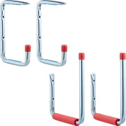 Set di chiodi a muro da 4 - 2 dimensioni - fino a 15 kg - garage - chiodi a muro a scala