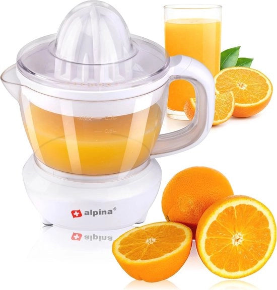 Spremiagrumi 0,7 litro - Ideale per arance e limoni - 25W - Incluso 2 punte per mele e 2 direzioni di rotazione