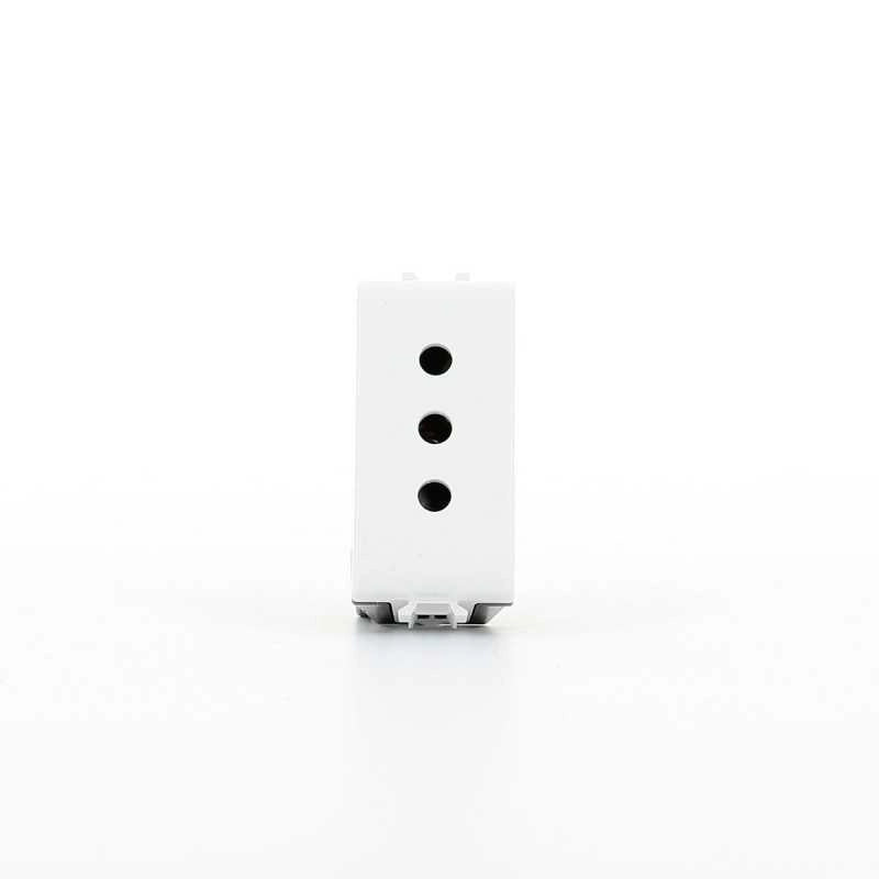 GW10201 Presa 2P+T 10A P11 1 Modulo Bianco