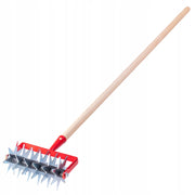 KADAX Coltivatore manuale per la lavorazione del terreno, arieggiatore da giardino, 145 cm, rotativo