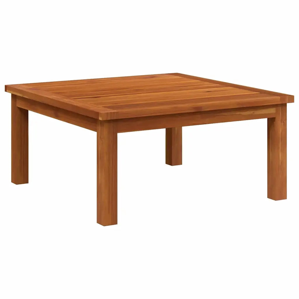 Tavolino da Salotto per Giardino 63x63x30 cm Massello di Acacia 312431