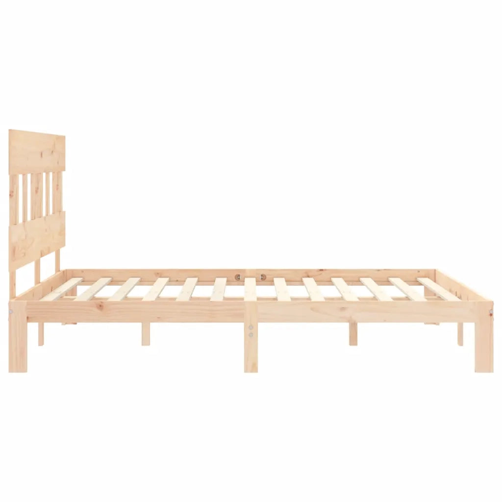 Giroletto senza Materasso 160x200 cm in Legno Massello di Pino 3193606