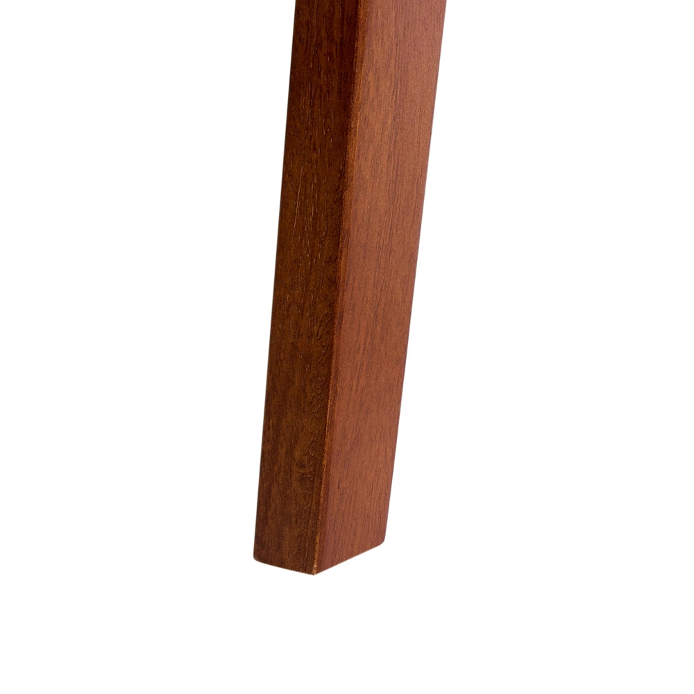 Set di 2 sedie da pranzo marrone e beige Struttura in legno di gomma beige Seduta e schienale in corda di carta Sala da pranzo Boho