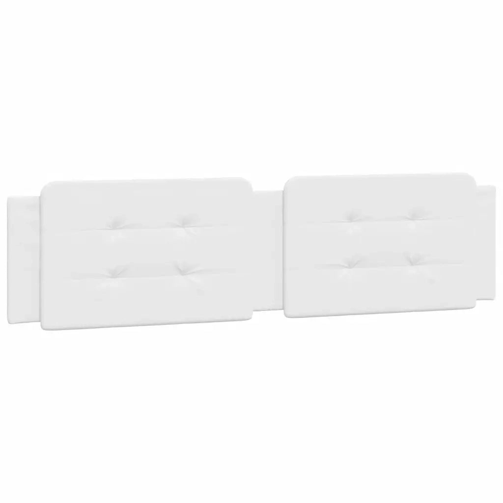 Letto con Materasso Zadar Bianco 200x200cm in Similpelle 3208888
