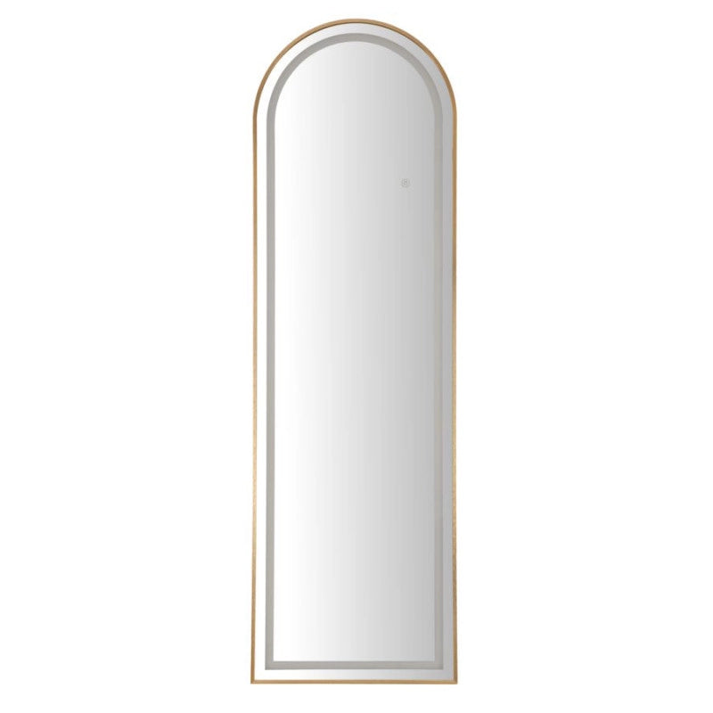 Specchio Da Terra Led Simple Arco cm 50x3-38x160 (luce Con 3 Temperature Di Colore)