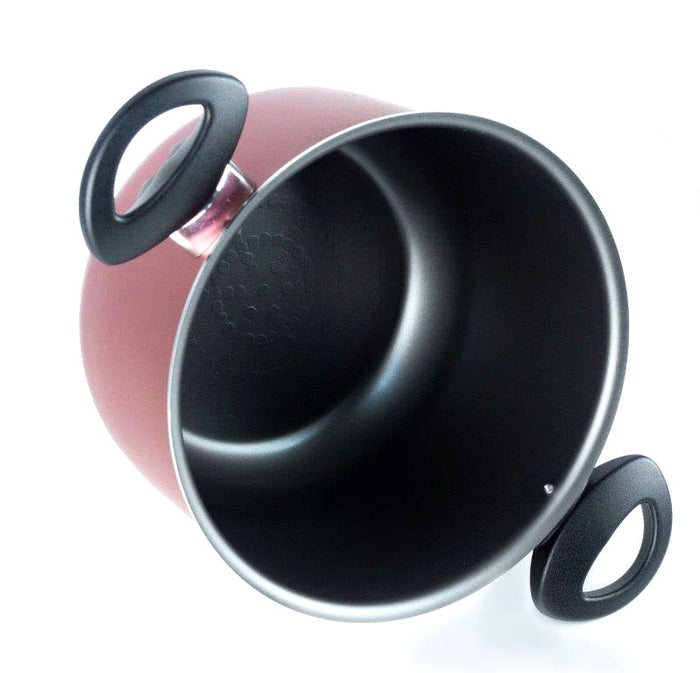 Pentola Pastì in Alluminio Ø 20 cm Antiaderente Induzione Coperchio Colapasta Silex Onion