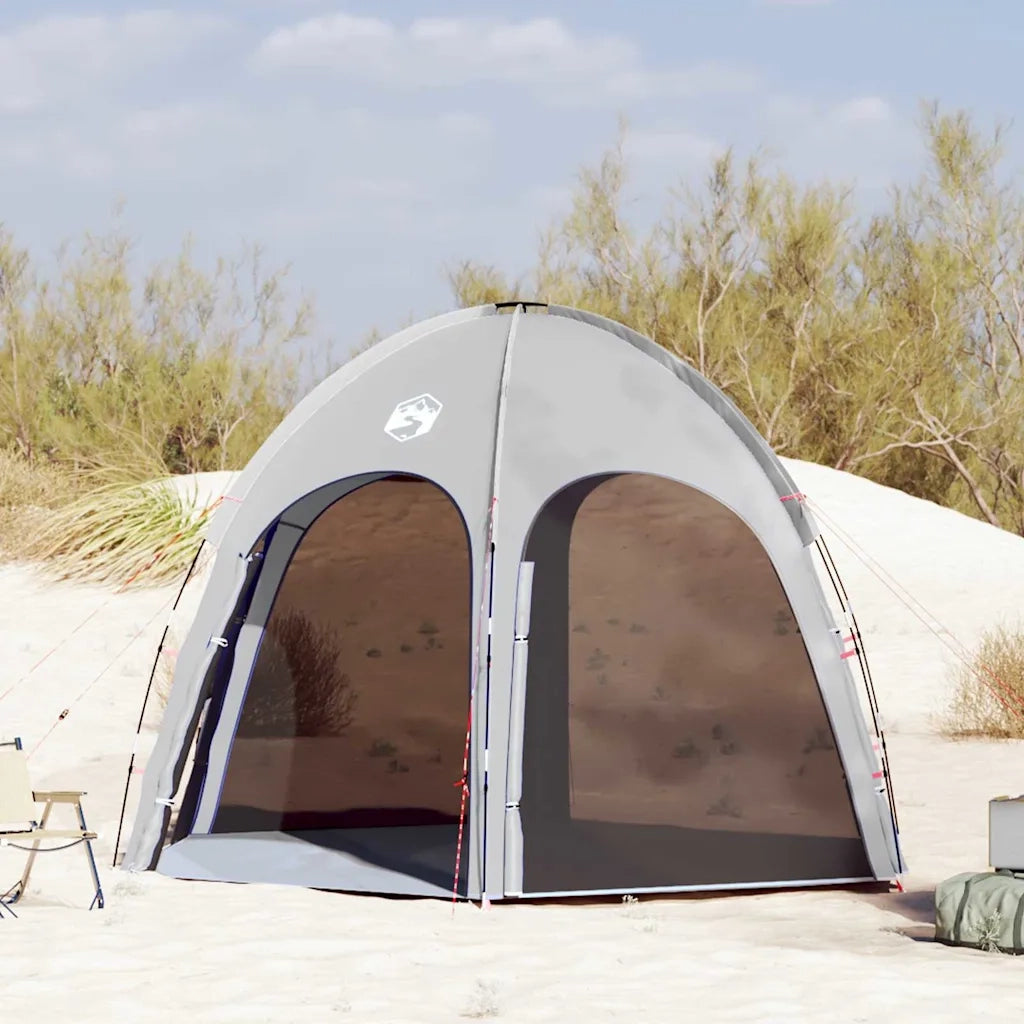 Tenda da Piscina con tetto Grigio 366 x 305 x 231 cm 4100654