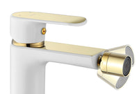 Rubinetto Da Bidet Rea Bloom White Gold