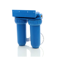 Naturewater Filtro dell'acqua a 2 livelli NW-BR10B2, con cartucce filtranti da 254 mm, attacco tubo 20,67 mm