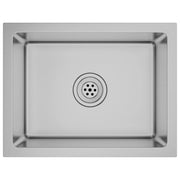 Lavello da cucina fatto a mano 44 x 34 cm acciaio inox argento 02_0002457