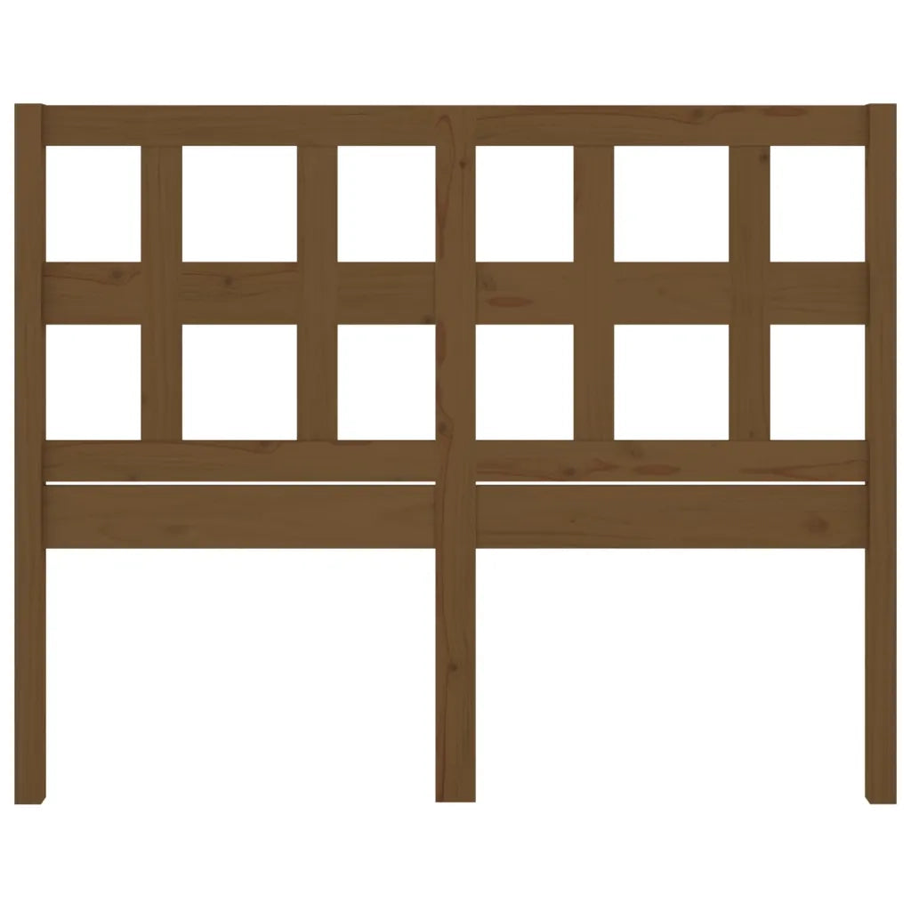 Testiera per Letto Miele 185,5x4x100 cm Legno Massello di Pino