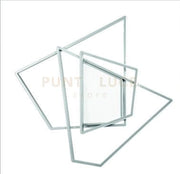PLAFONIERA GALAXY GRANDE SILVER 3000k 3650lm 90w DIMMERABILE L.84CM