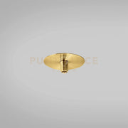 OFELIA B/I MINI - ROSONE SINGOLO TONDO AD INCASSO PIU ACCESSORI COLORE OTTONE