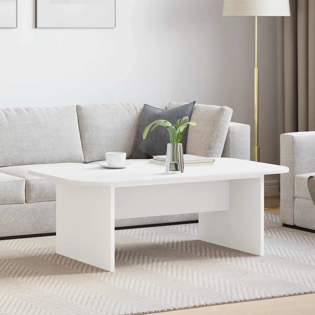 Tavolino da salotto Bianco 93 x 53 x 33 cm Legno multistrato
