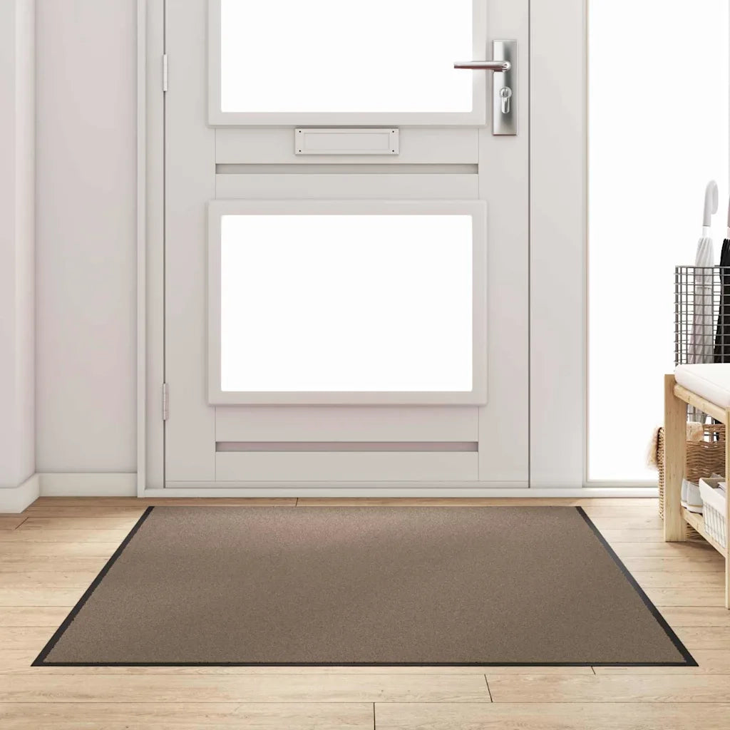 Tappetino Beige e Nero 120 x 180 cm 100% Poliammide 4100787