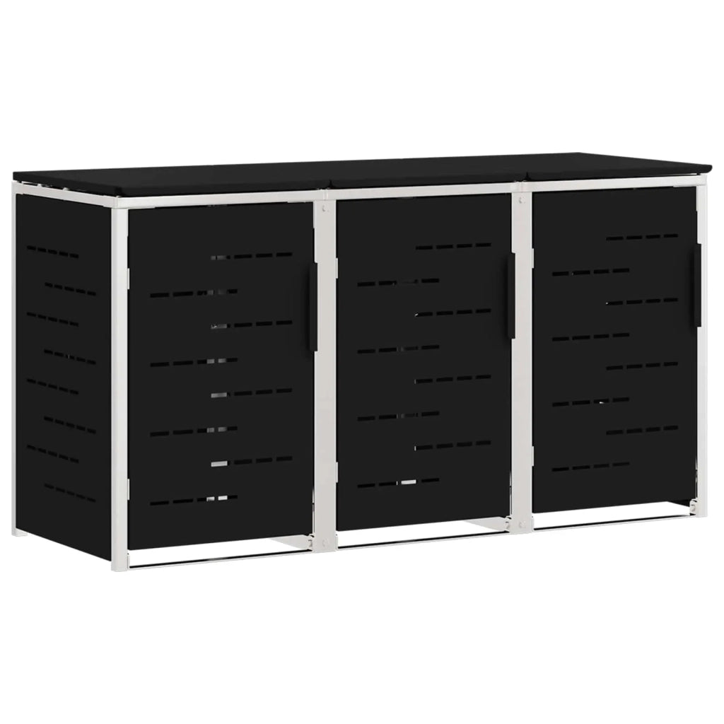 Stoccaggio contenitore a ruote Nero 207 x 77,5 x 112,5 cm 3422238