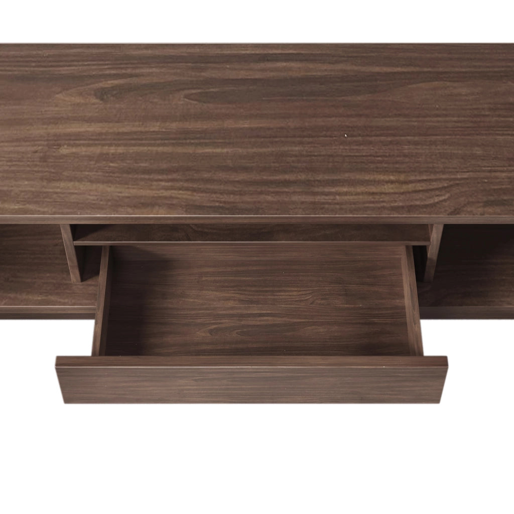 Mobile TV con Cassetto e 2 Ante ¨C MINIMAL ¨C Legno Vintage 150x35x44 cm