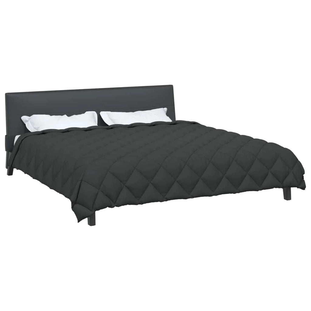 Piumone | Duvet Invernale Antracite 200 x 240 cm Microfibra
