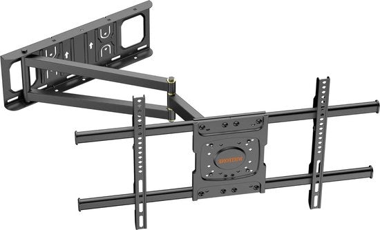 Supporto per TV con Estensione Lunga Portata di 650mm - Regolazione di Inclinazione e Rotazione - Adatto per TV Piane e Curve da 32 a 70 Pollici - Massimo 35kg - VESA 600x400mm