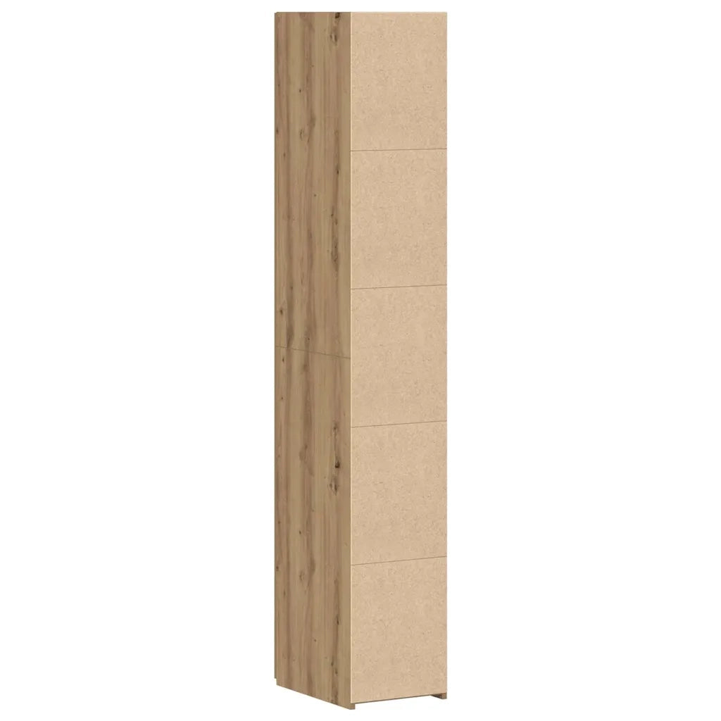 Credenza 2 pz | Madia | Buffet da pranzo | Armadio da pranzo Rovere artigianale 30 x 42,5 x 185 cm