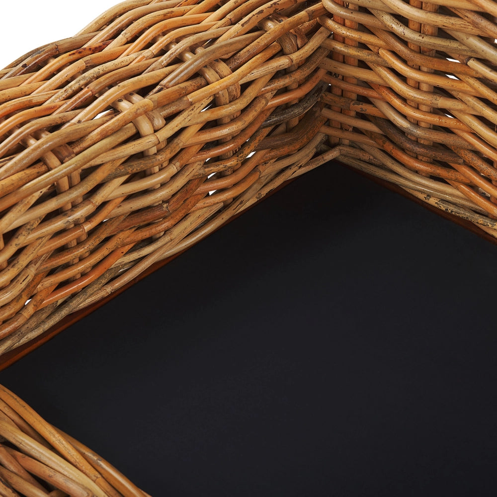 Panca da Giardino in Legno di Acacia Chiaro a 3 Posti 150 cm con Tavolino