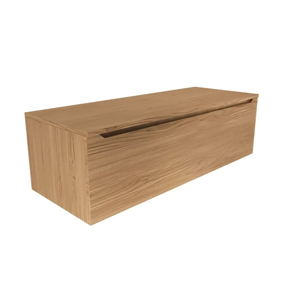 Cassettone scorrevole 90cm rovere chiaro chiusura soft-close | Bako
