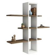 Erbe, Mensola 3 Ripiani, 96x20x101h cm Bianco